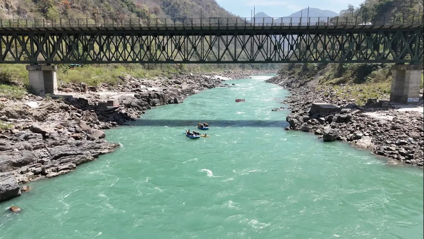 26 km rafting in Rishikesh