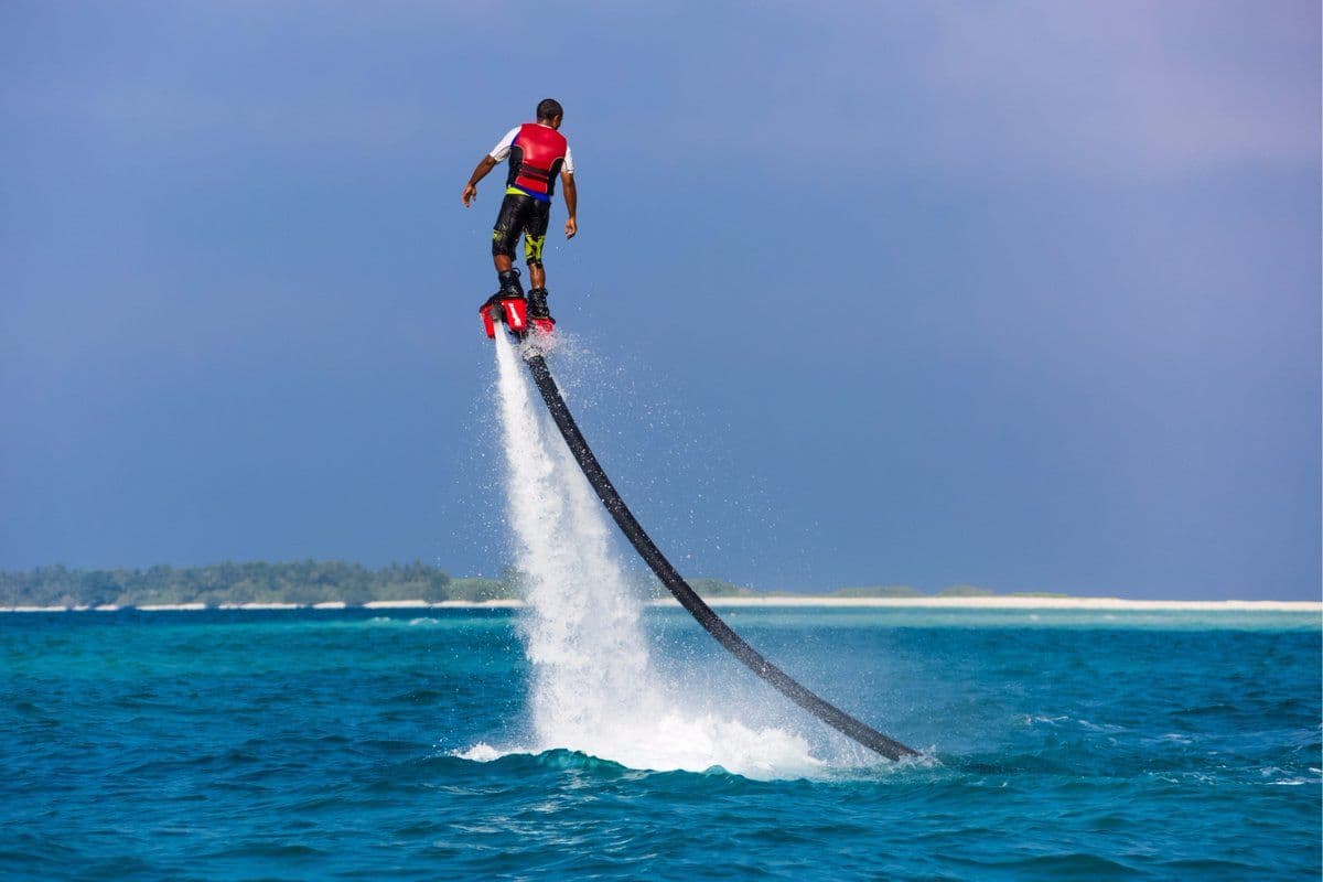 Fly Boarding in Tehri