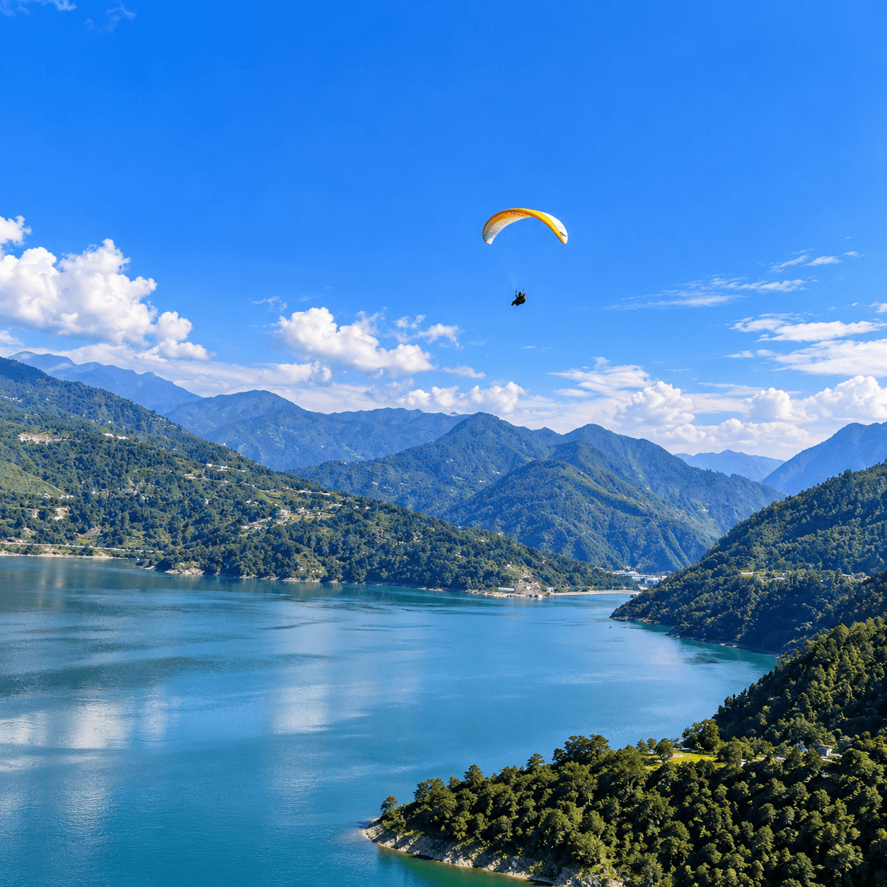 Paragliding in Tehri