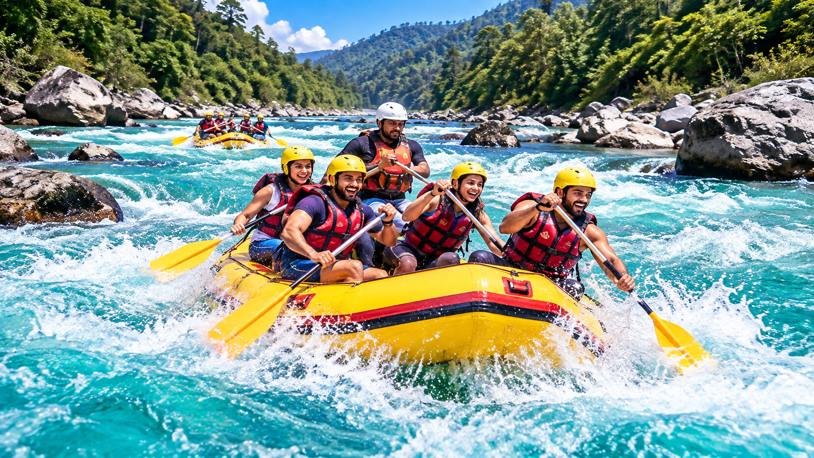 16 Km -Shivpuri to Ram Jhula by Avantika Rafting Agency