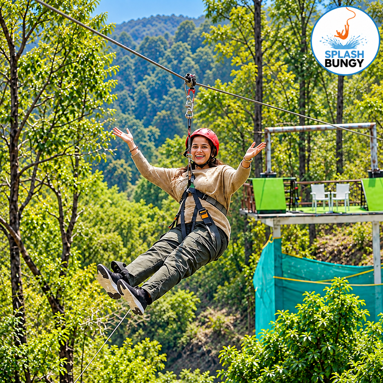 Zipline (Splash Bungy company ) by Splash Bungy